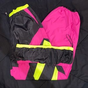 Neon Bandeau and Pants Set
